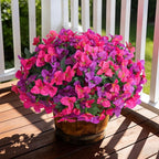 Faux Bougainvillea Artificial Flowers Plants for Outdoors, 4 Bundles Spring Fake Outdoor Flowers Silk Bougainvillea for Outside UV Resistant Realistic for Porch Patio Window Planter Garden Home, White