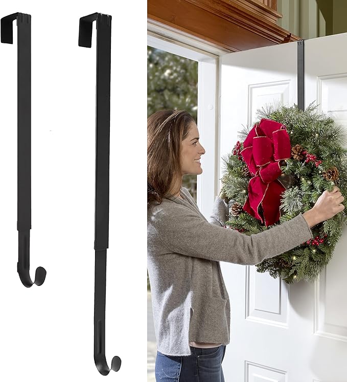 Haute Decor Adjustable Length Wreath Hanger - 20 Lb. Capacity