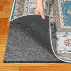 Waterproof Rug Pad, Thick 6x9 ft Under Area Rug Carpet Pad, Non Slip Felt Rug Pads for Hardwood Floors, Keep Carpets in Place Soft and Prevent Rug from Wrinkling or Buckling