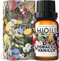 HIQILI Tobacco Vanilla Fragrance Oil, Refill for Diffusers & Humidifiers, Hotel-Grade Scent, Suitable for Home Use - 0.34 Fl Oz