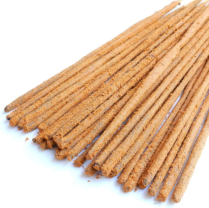 Divine Oud (Agarwood) Incense Sticks - Artisan Luxury Masala Incense - Agarwood with hint of Frankincense and Myrrh - Handcrafted - Divine Scent for Home, Meditation & Aromatherapy