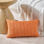 Fancy Homi 4 Packs Decorative Throw Pillow Covers for Living Room Couch Bed, Modern Farmhouse Boho Home Décor Accent Cushion Case, 20" x 12", Burnt Orange Series
