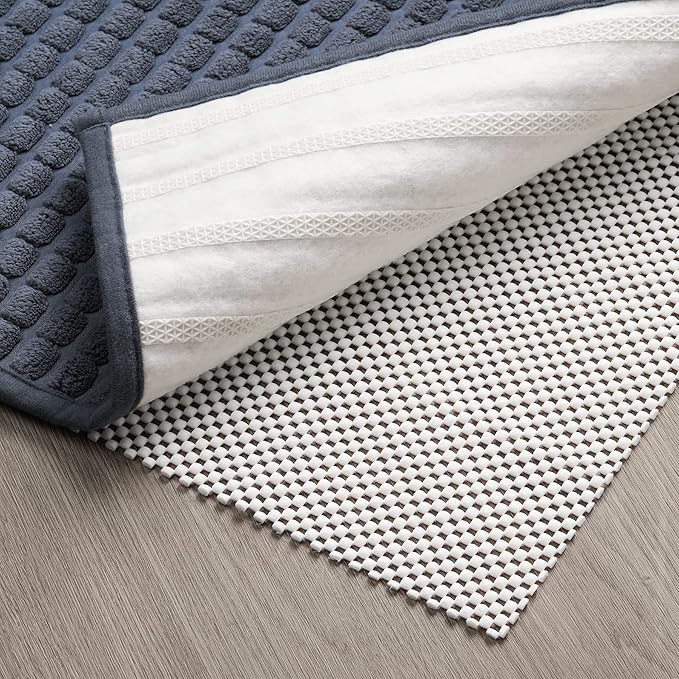Non Slip Area Rug Pads Non Skid Rug Gripper 3x5 Feet Extra Thick Pad Anti-Slip Carpet Rug Mats for Hardwood Surface Floors, Keep Rugs Safe and in Place (3 x 5 Ft)
