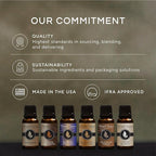 Eternal Essence Oils Autumn Set of 6 Premium Fragrance Oils - Includes Sexy Cinnamon Clove, Salted Caramel Pumpkin, Spiced Caramel Pear, Tobacco Vanilla, Pine, and Caramel Scented Oils - 10ML