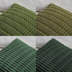Fancy Homi 4 Packs Decorative Throw Pillow Covers for Living Room Couch Bed, Modern Farmhouse Boho Home Décor Accent Cushion Case, 24" x 12", Green Series