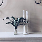 WGV Cylinder Vase, Diameter 5", Height 24", Clear Glass Floral Planter Container, Tall Centerpiece Arrangement for Wedding Party Event Home Office Decor, 1 Piece