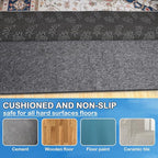 Non-Slip Rug Pads 1/4” Thick, 6x9Ft Waterproof Rugs Non Skid Rug Pad for All Floors and Finishes Durable Hardwood Floor Protective Felt Keeps Rugs in Place, Safe and Secure