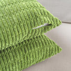 Fancy Homi 4 Packs Decorative Throw Pillow Covers for Living Room Couch Bed, Modern Farmhouse Boho Home Décor Accent Cushion Case, 22" x 22", Lime Green