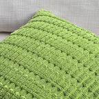 Fancy Homi 4 Packs Decorative Throw Pillow Covers for Living Room Couch Bed, Modern Farmhouse Boho Home Décor Accent Cushion Case, 16" x 16", Lime Green
