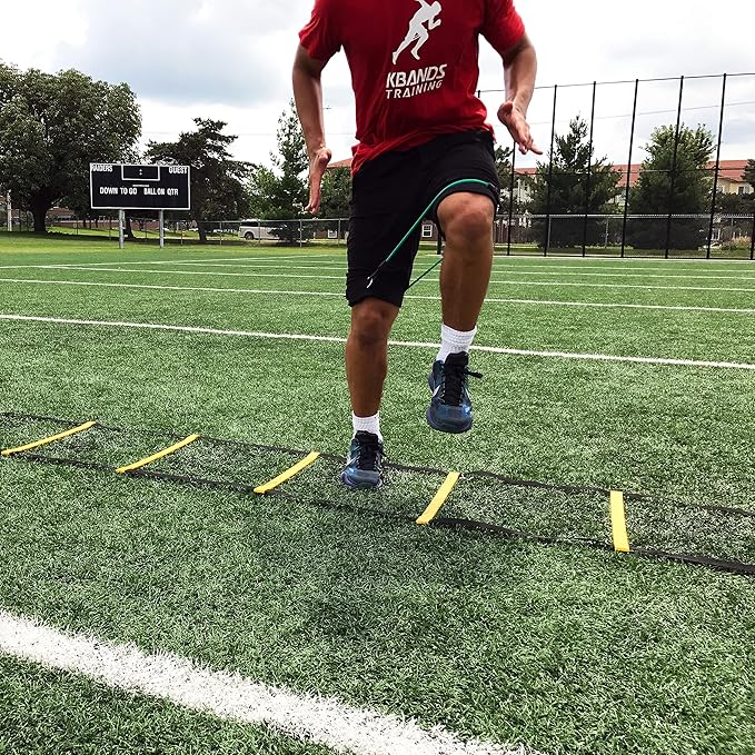 Kbands | Speed and Strength Leg Resistance Bands | Includes Speed 101 and Agility FX Digital Training Programs - Sizes for Youth, Intermediate, and Advanced Athletes